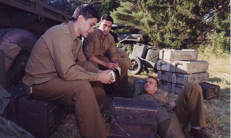 Soldiers in the trenches